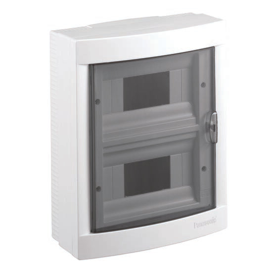 Cutie sigurante 16 module pt 8x2 randuri IP40 aparenta cu usa transparenta