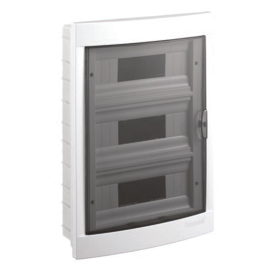 Cutie sigurante 36 module st 12x3 randuri IP40 cu usa transparenta