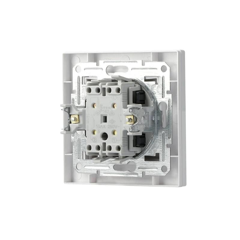 Intrerupator dublu Schneider Asfora EPH0300121 alb