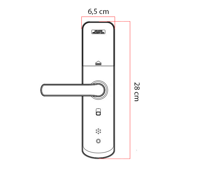 Smartsystem - Yală inteligentă Wi-Fi Secukey D280 cu Tuya, amprentă și cod PIN