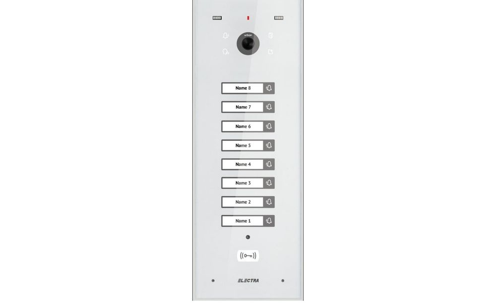 Panou video Electra 8 familii RFID IP44