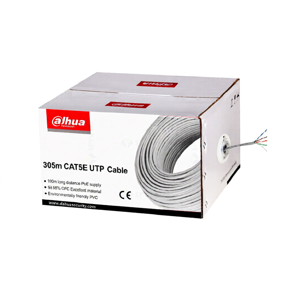 Smartsystem - Cablu UTP CAT5E cupru Dahua, 305 m, PoE până la 160 m