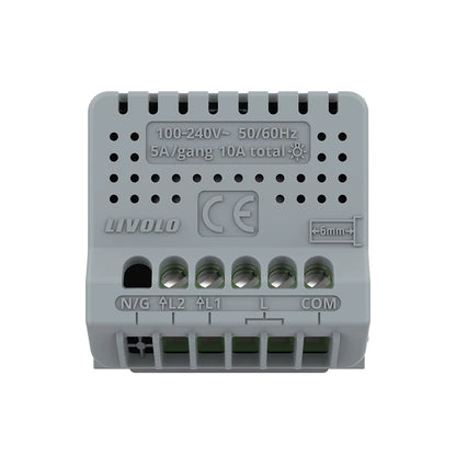 Modul intrerupator tactil cap scara Livolo – control 2 cai LED