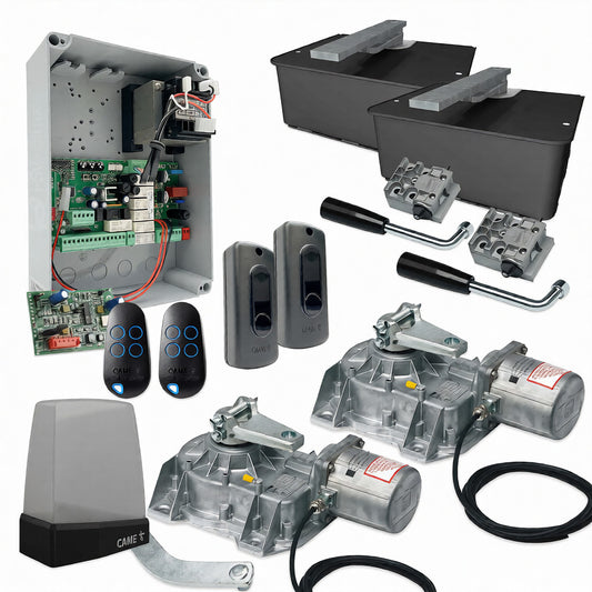 Kit automatizare porti batante CAME FROG 001U1901ML, ingropat, 230V AC, 3.5 m / 400 kg