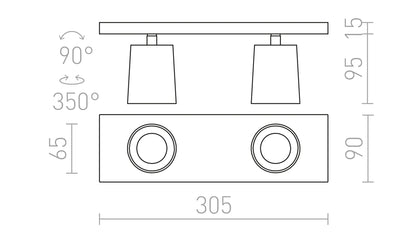 Spot LED GU10  KENNY II