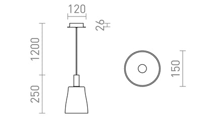 Corp de iluminat suspendat Bellini LED