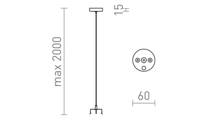Kit suspensie TRIDENT PRO 2 bucati negru