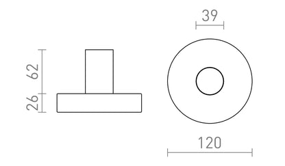 Lampa de masa ALGOT negru cupru E27 | Lampa decorativa moderna