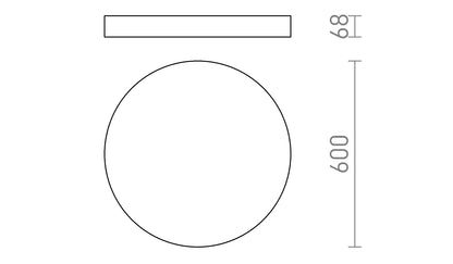 Plafoniera LED LARISA R 60 DIMM 7500lm