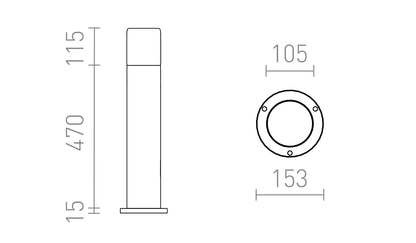 Smartsystem - Bolard Quinn 60