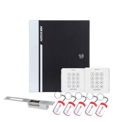 Smartsystem - Sistem control acces Hikvision KIT-CA-1UUCC, cod, cartela, 13.56 MHz, o usa unidirectionala