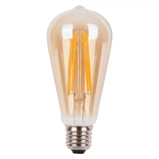 Bec decorativ, cu filament, led, 6W, dimabil, 510lm, st64, 2200k, lumina calda, E27, BR-BB46-60620, Braytron