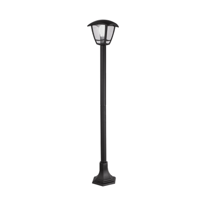 Smartsystem - Stâlp de iluminat pentru grădină Berlin Braytron BR-BG44-00701 – E27, IP44, negru, stil vintage