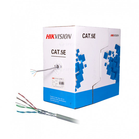 Cablu retea UTP Cat5E Hikvision 305m gri