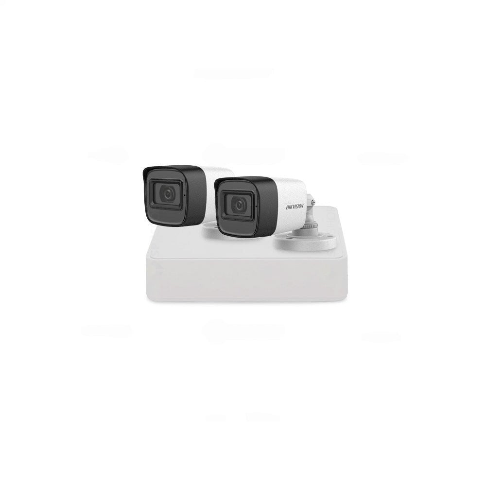 Sistem supraveghere Hikvision camera 2MP + DVR Pentabrid | Detectie om/vehicul