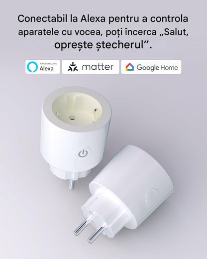Priza Inteligenta Imou CE2P cu Matter, Alexa si Google Home