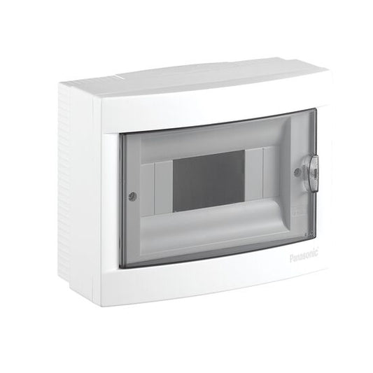 Cutie sigurante 8 module PT IP40 aparenta cu usa transparenta