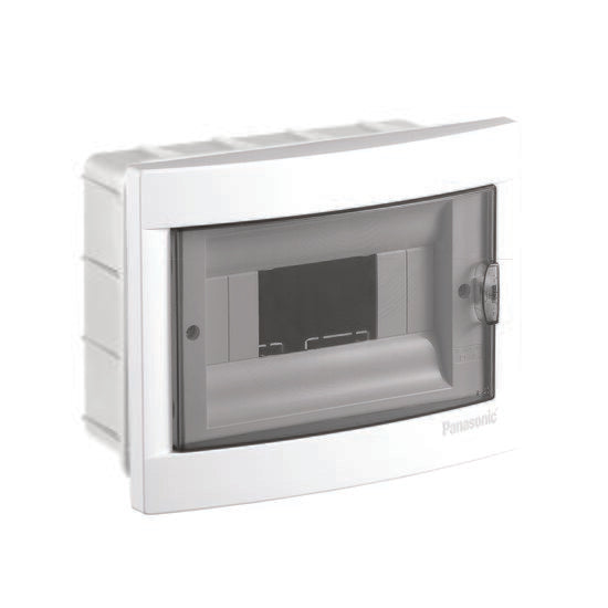 Cutie sigurante 8 module ST  IP40 incastrata cu usa transparenta