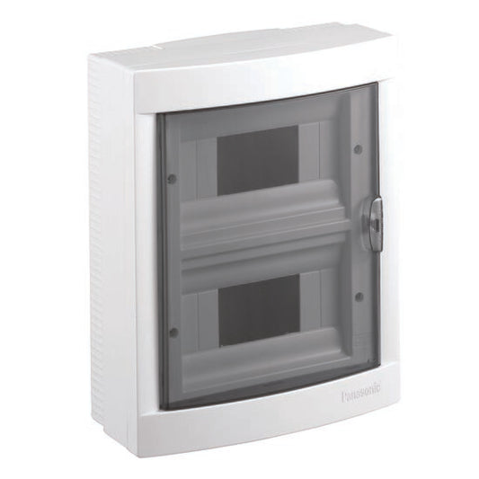 Cutie sigurante 16 module pt 8x2 randuri IP40 aparenta cu usa transparenta