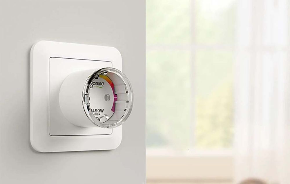 Smartsystem - Priză inteligentă Wi-Fi Gosund EP2 – monitorizare consum, Tuya, control vocal