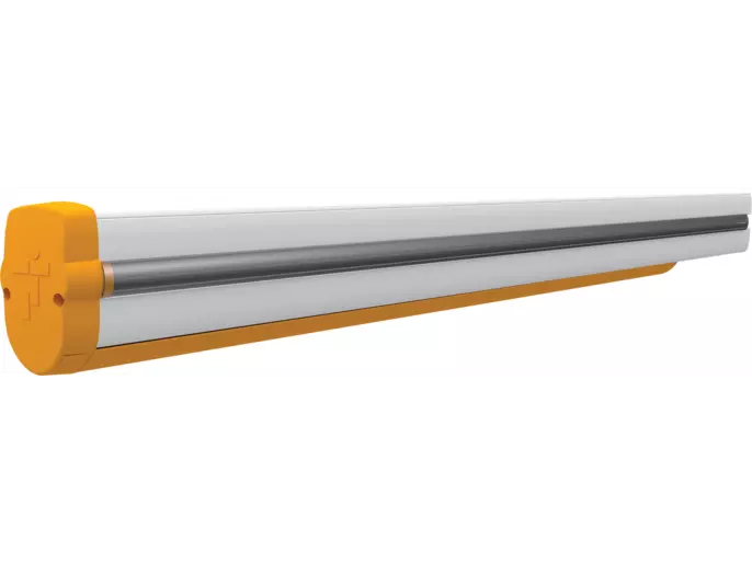 Brat bariera aluminiu alb 4220 mm cu profil cauciuc | Smart System