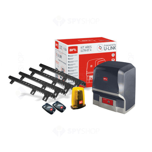 Kit automatizare porti culisante BFT Ares BT B1000, 24V, smartsystem