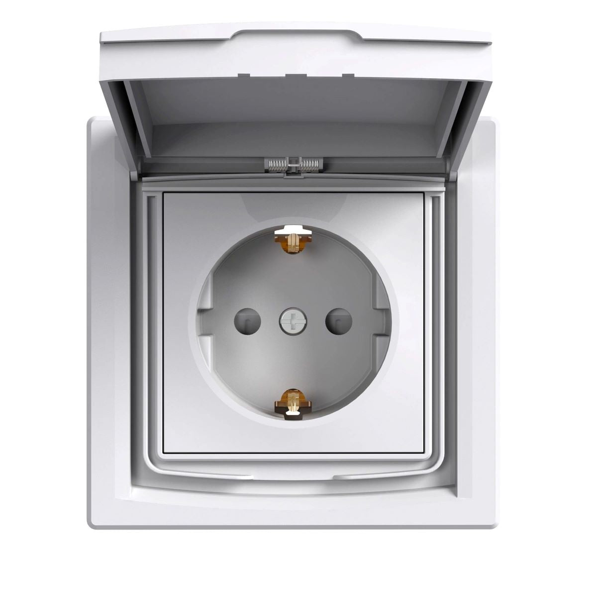 Priza Schneider Asfora EPH3100321 IP44 cu clapeta