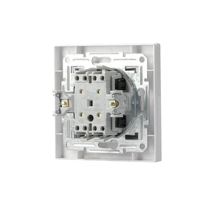 Intrerupator dublu Schneider Asfora EPH0300121 alb