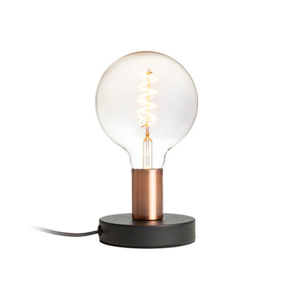 Lampa de masa ALGOT negru cupru E27 | Lampa decorativa moderna