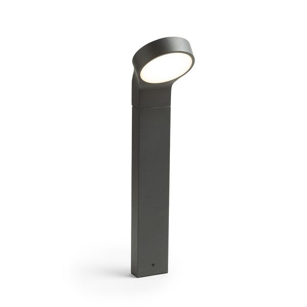Bolard de exterior LED ELIA – aluminiu, difuzor opal, 3000K, antracit