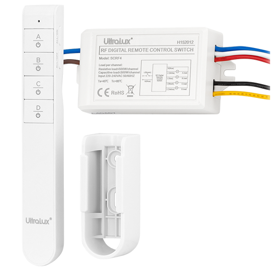 Controller RF 4 canale 220V pentru iluminat | Telecomanda 30m