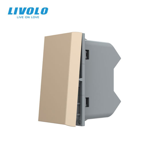 Intrerupator compatibil doze standard italian si german cu rama sticla