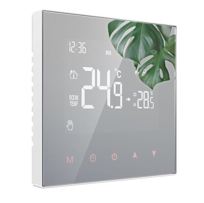 Smartsystem - Termostat inteligent Wi-Fi Avatto WT100-BH-3A Tuya pentru centrală