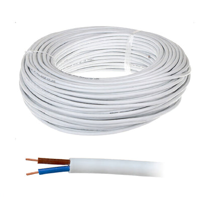 Smartsystem - Cablu alimentare MYYUP2X0.5, 2 x 0.5 mm, plat, CCA, rola 100 m
