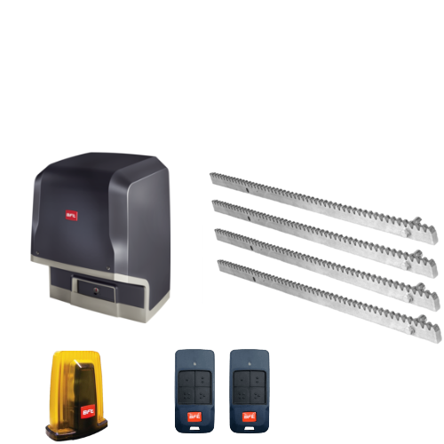 Smartsystem - Kit automatizare poarta culisanta BFT ICARO SMART AC A2000 – 230V, max. 2000 kg, 4 cremaliere zincate