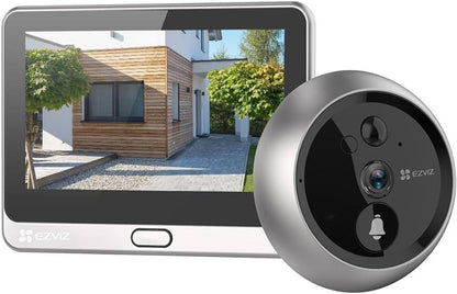Sonerie wireless DP2 2K, Touch Screen 4.3 inch, 2K/3MP, 2mm, IR 5m, slot MicroSD, PIR