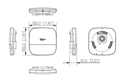 Sirena wireless exterior Dahua ARA13-W2 868 MHz RED