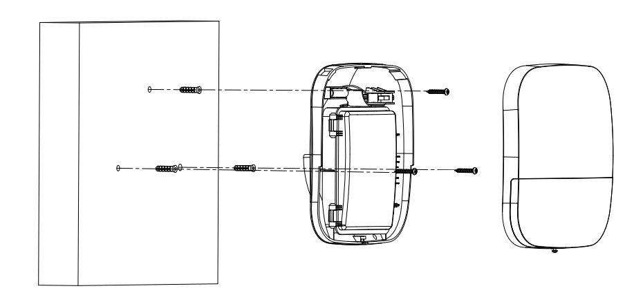 Sirena wireless exterior Dahua ARA13-W2 868 MHz RED
