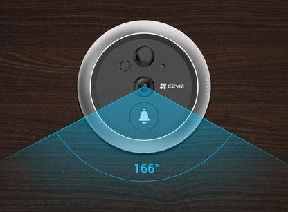 Sonerie wireless DP2 2K, Touch Screen 4.3 inch, 2K/3MP, 2mm, IR 5m, slot MicroSD, PIR