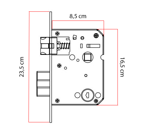 Smartsystem - Yală inteligentă Wi-Fi Secukey D280 cu Tuya, amprentă și cod PIN
