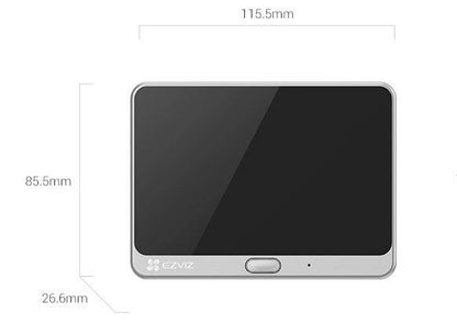 Sonerie wireless DP2 2K, Touch Screen 4.3 inch, 2K/3MP, 2mm, IR 5m, slot MicroSD, PIR