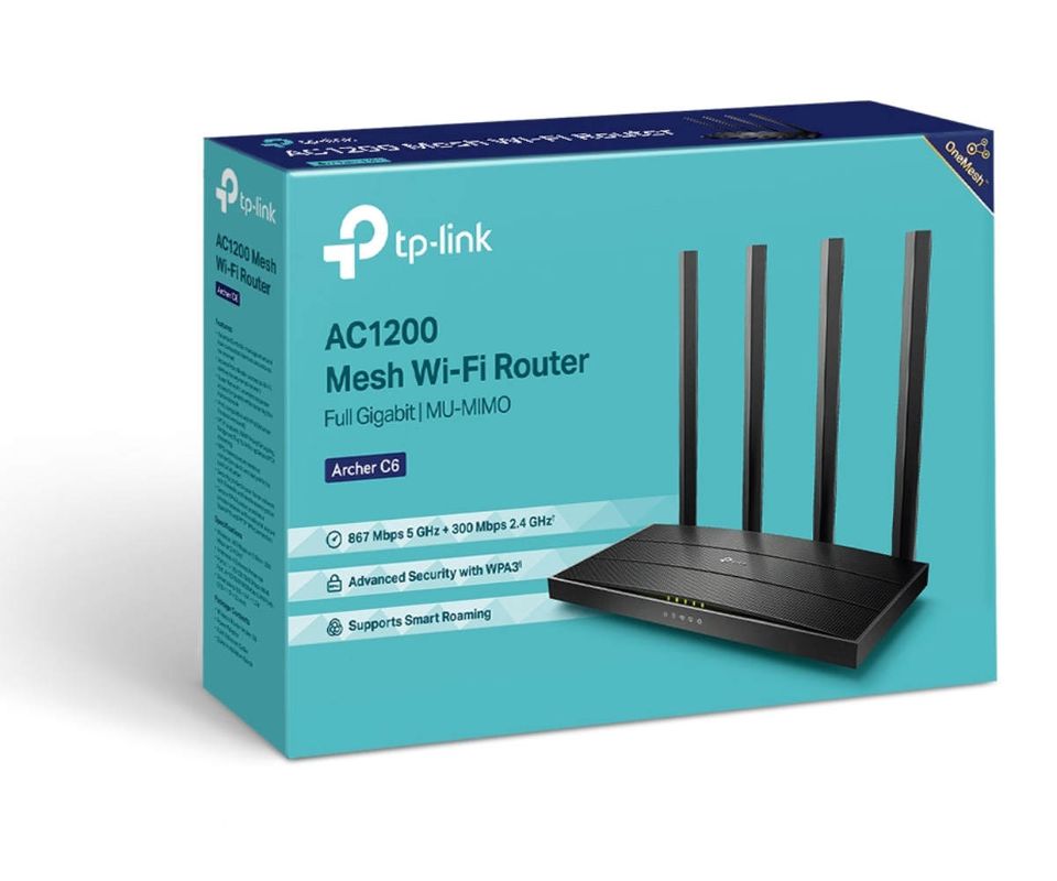 Router Wireless TP-Link Archer C6 AC1200 Dual Band Gigabit