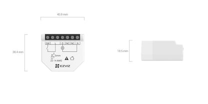 Releu inteligent EZVIZ CS-T35 pentru iluminat | Control prin aplicatie