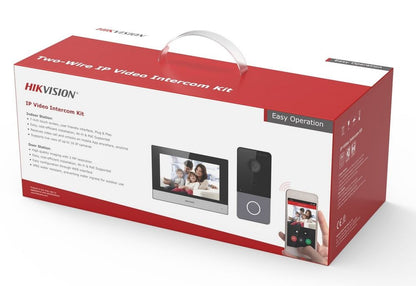Kit videointerfon IP Hikvision DS-KIS603-P(C) Full HD WiFi