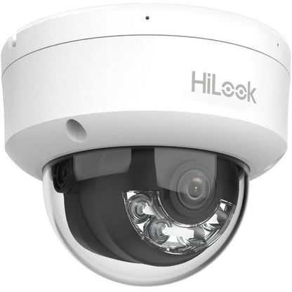Camera IP HiLook IPC-D120HA-LUC 2MP cu Smart Hybrid Light si Audio