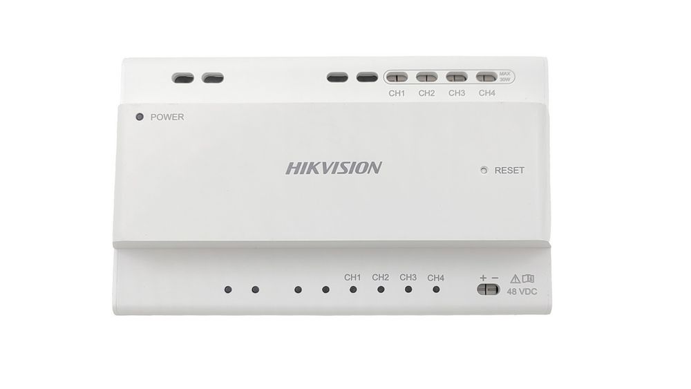Kit videointerfon Hikvision DS-KIS704EY Aluminum 2MP