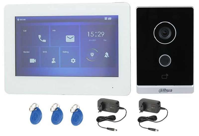 Videointerfon Dahua Full HD WiFi & PoE | Apel pe telefon DMSS + Control acces