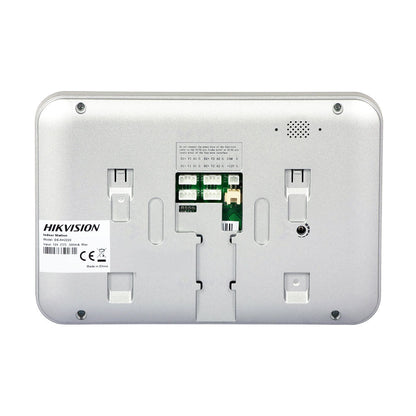 Smartsystem - Kit videointerfon pe 4 fire Hikvision DS-KIS203T, 1 familie, 7 inch, aparent