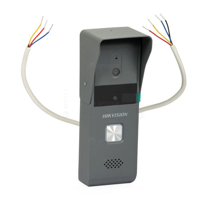 Smartsystem - Kit videointerfon pe 4 fire Hikvision DS-KIS203T, 1 familie, 7 inch, aparent