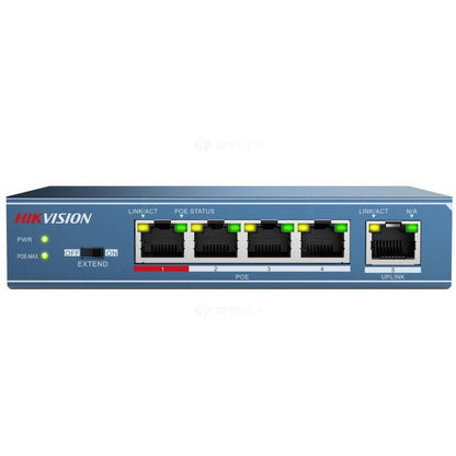 Kit videointerfon WiFi Hikvision DS-KIS604-S(C), 2 MP, 7 inch, Mifare, 2.4 GHz, 1 familie, aparent